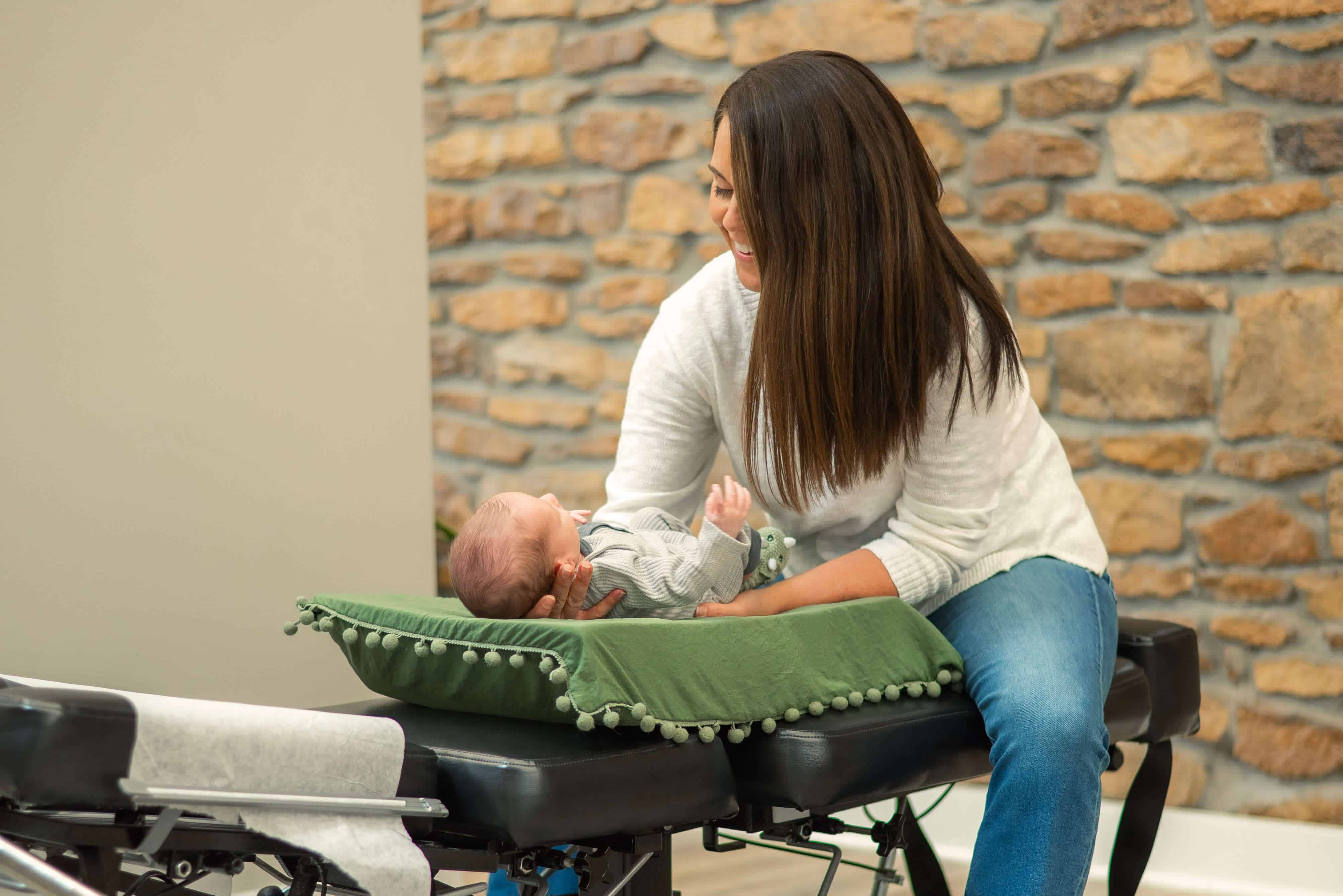 Gentle infant chiropractic care - specialized techniques for newborns and babies at Thrive Chiropractic Topeka
